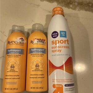 Variety Sunscreen Spray - 3 cans